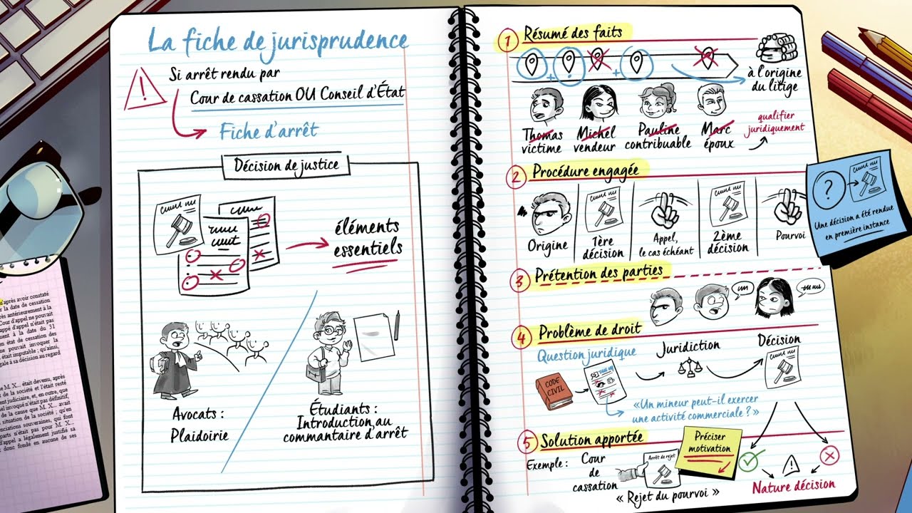 PLAYDOYER – Comment rédiger une fiche de jurisprudence ?