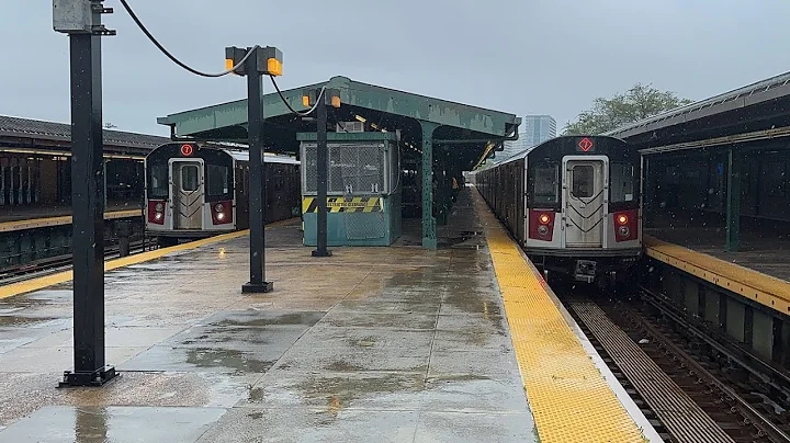 R188 7 Local/Express Trains At Mets Willets Point