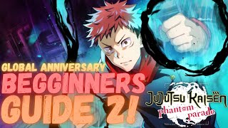 Famous JJk Phantom Parade BEGINNERS GUIDE: Leveling up + Understanding Units!!! Anni Tutorial Part 2 Profile