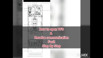 How to open Danfoss vfd and Troubleshooting communication fault