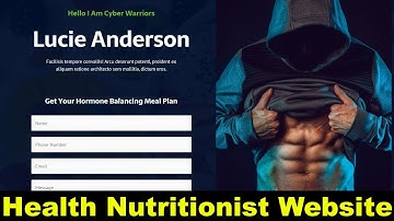 Fitness Coach | Health nutritionist Website using WordPress | Fitness trainer with WordPress