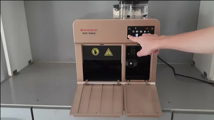 Wonderchef Roti Magic  Fully Automatic Roti Machine that Takes You from Kneading to Roasting in Mins