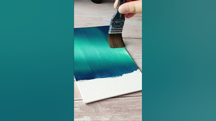 easy northern lights night sky / easy acrylic painting for beginners ✨️