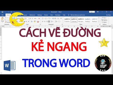 Video: Cách Vẽ Một đường Ngang