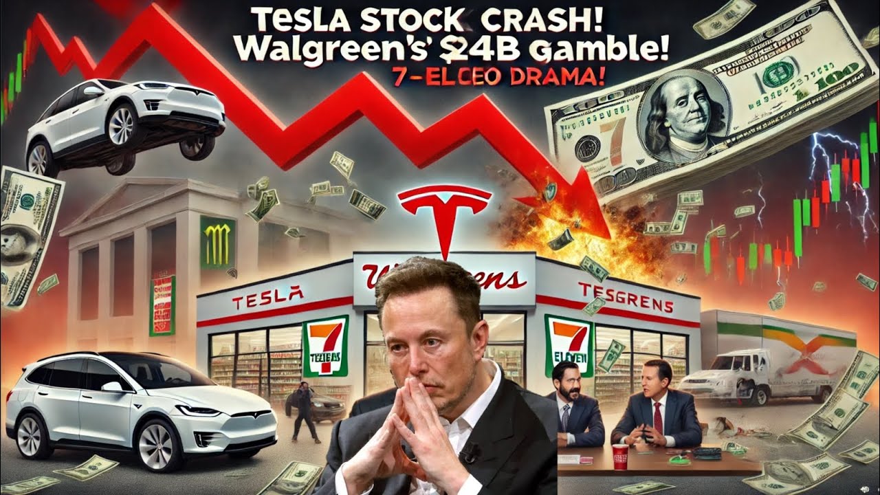 Tesla's Wild Ride: Stock Crash, Walgreens' Big Gamble, and 7-Eleven's CEO Drama!