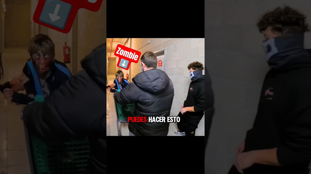 Survival Zombie en un Centro Comercial #zombi #zombie #gente #escapada #serie #ficcion