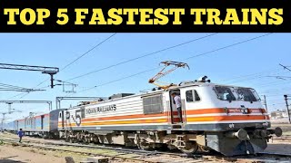 TOP 5 FASTEST TRAINS of Indian Railways | Vande Bharat-Gatimaan-Tejas | 2021