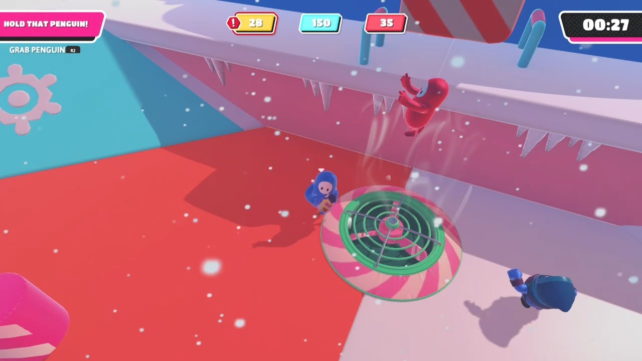 Fall Guys Season 3.5 - Funny Pegwin Pursuit round