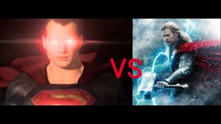 Superman vs Thor Full Fight