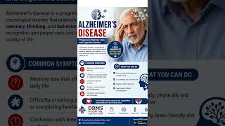 🧠 Early Detection Matters | Alzheimer's Disease Awareness | DRMS Hospital #basti #awareness #care
