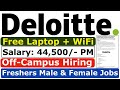 Deloitte Recruitment 2025 | Deloitte Vacancy 2025 | Salary: 4 LPA | Deloitte Jobs 2025 | Fresher Job