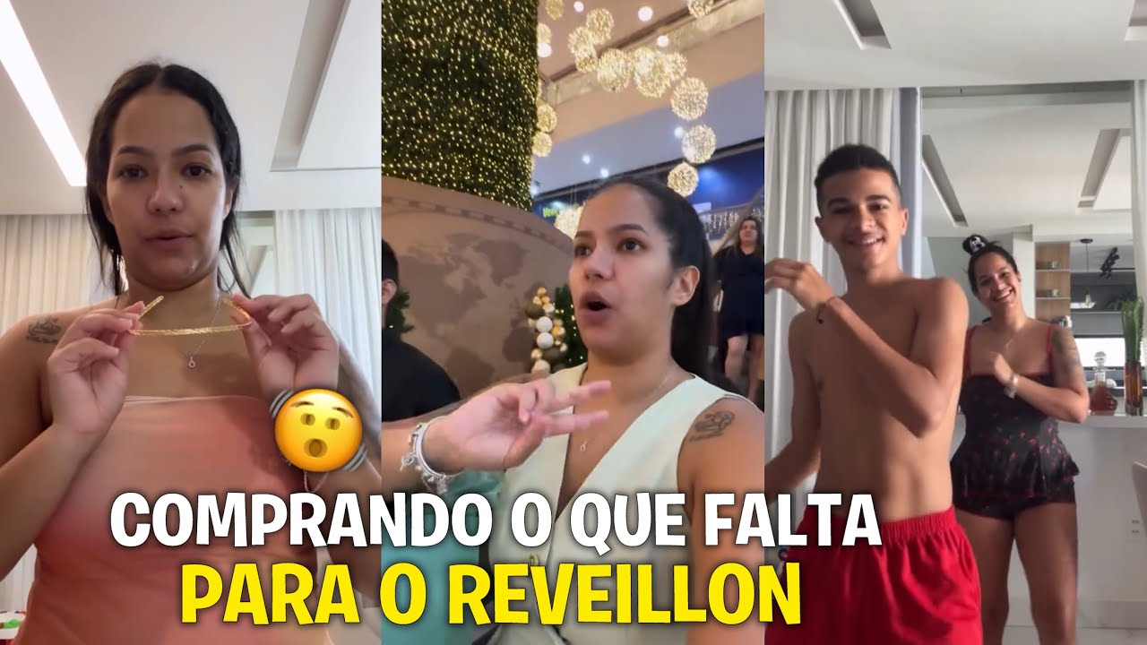BIA CHAGAS COMPROU O QUE FALTAVA PARA O REVEILLON