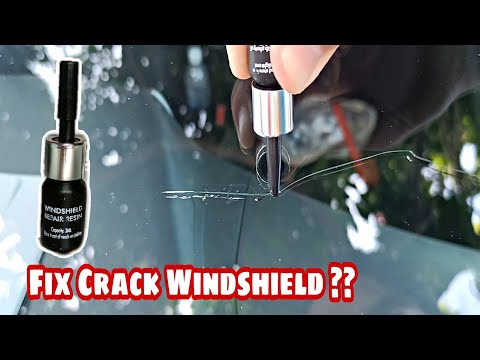 How To Fix Crack Windshield Car | It is work or Cap 🧢? Windshield Repair Resin