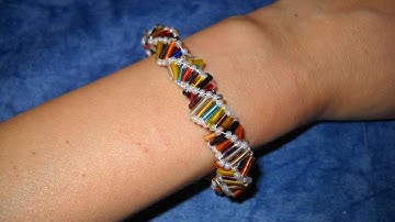 How To Make A DNA Bracelet With Beads - DIY Style Tutorial - Guidecentral