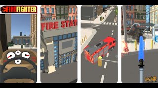 FireFighter 3D (Sim) - Gameplay IOS screenshot 5