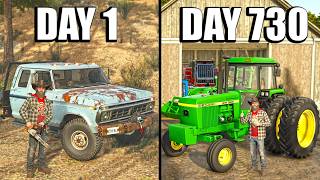 I SPENT 2 YEARS BUILDING A FARM WITH $0 AND A TRUCK - (SURVIVAL FARMING SERIES 2)