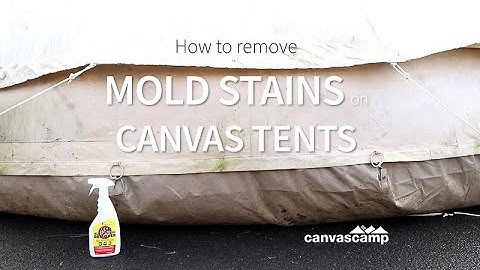 How to Remove Mold Stains on Canvas Tents | CanvasCamp