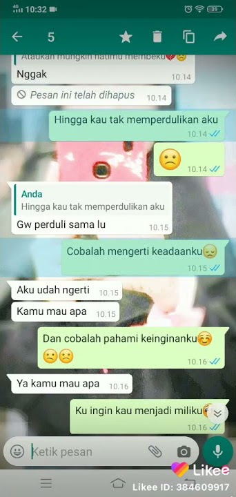 Mengapa kau tak membalas cintaku