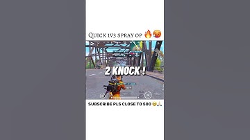 Quick 1v3 and spray is🥵🔥 | #shorts #viral #bgmi #pubg #pubgmobile