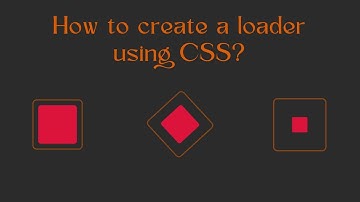 How to create a loader using CSS? #webdeveloper #javascript #frontend #animation #html5 #css3