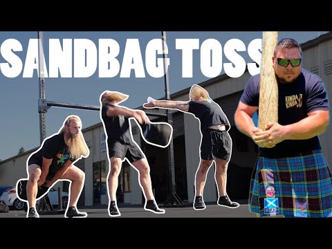 How to toss a Sandbag like a HIGHLAND GAMES PRO | Kyle Lillie & Untamed Strength