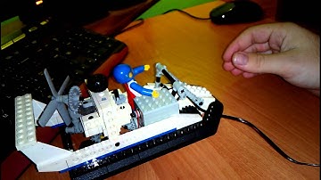 Lego Technic Hovercraft 8824  motorized