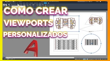 Cómo Crear VIEWPORTS Personalizados en AutoCAD de una manera muy rápida.