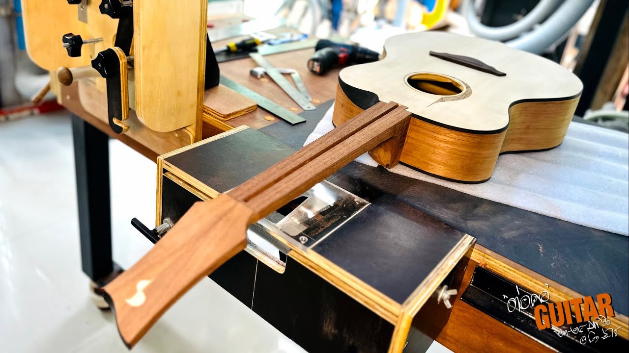 ต่อคอ Guitar ด้วย “Neck Joint Jig DIY” YouTube