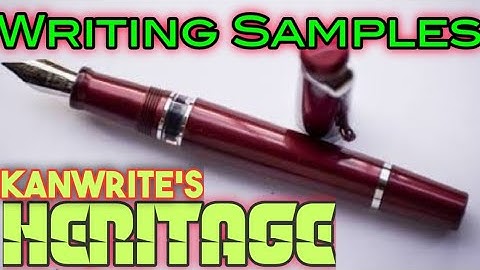 Kanwrite Heritage: Writing Samples & Impressions.