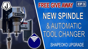 Shapeoko Upgrade: New Spindle, Tool Changer, and More!