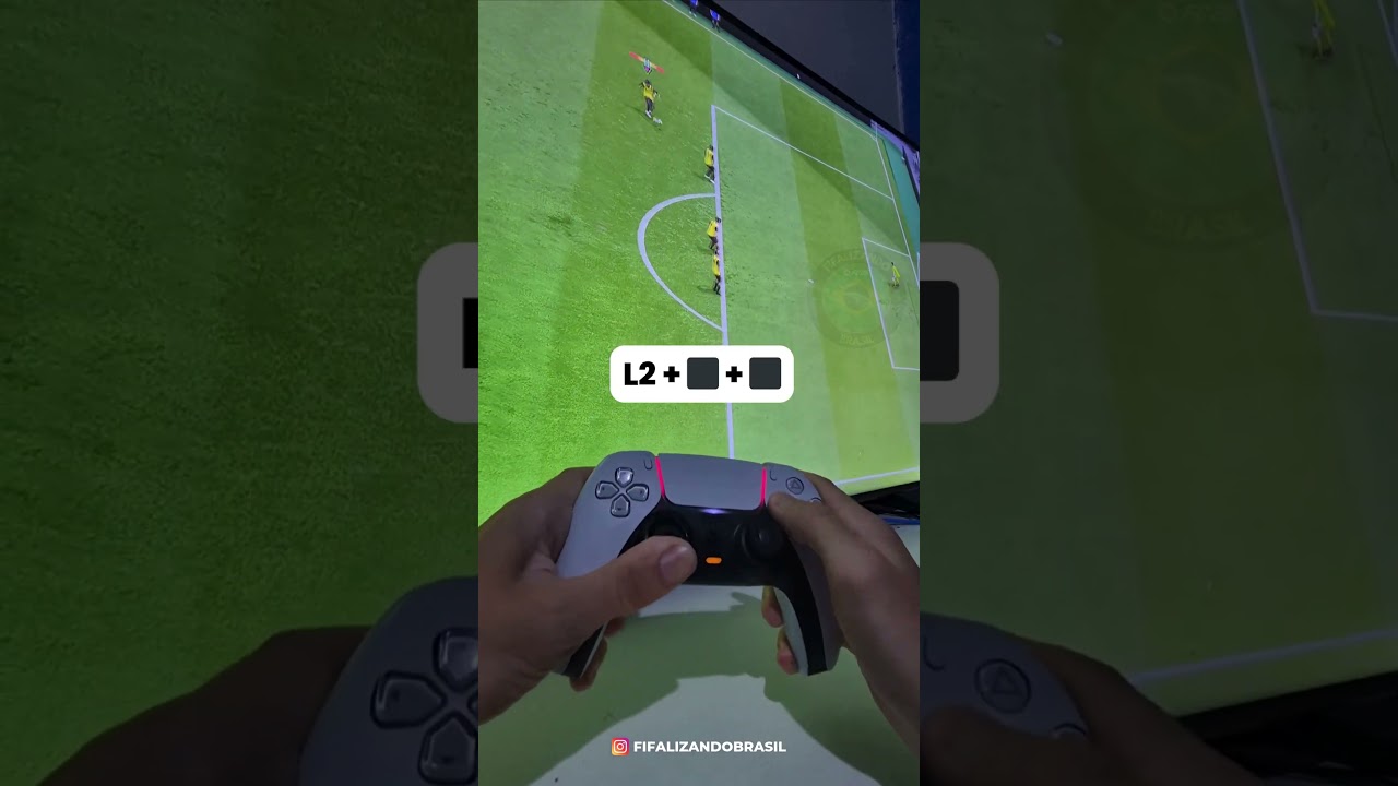 🎯 Chute Colocado Perfeito no EA FC 25! Use L2 + ◻️ + ◻️ e Finalize com Classe ⚽🔥 