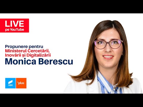 Live de la audierea ministrului propus al Cercetării, Inovării și Digitalizării, Monica Berescu