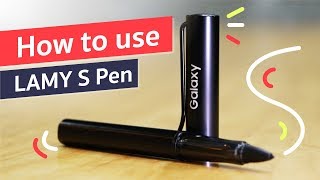How to use LAMY S Pen วิธีใช้ปากกา LAMY S Pen