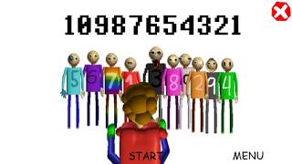 Baldi Split himself into 10 Numbers!?!? I 10987654321 (Baldi's basics mod)