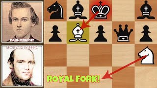 Amazing Non-Stop Attack! Paul Morphy Vs. Adolf Anderssen, 1858