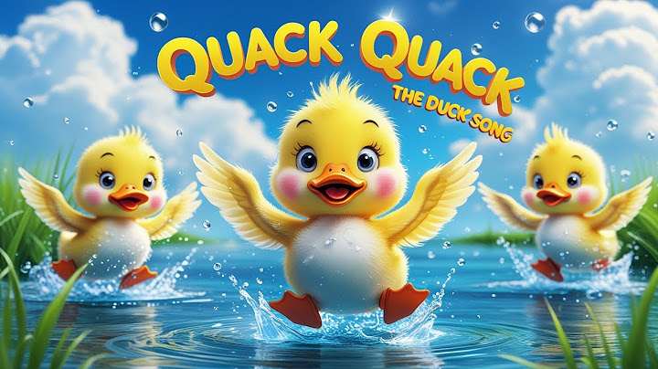 Quack & Waddle! 🦆 The Cutest Duck Song Ever! 🎶 | Duck Song for Kids
