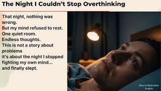 Learn English Through Story Level 3 | English Story | The Night I Couldn’t Stop Overthinking