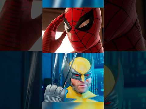 Wolverine X Spider-Man Suit up ❤️‍🔥🔥 #shorts #ytshorts #facts #india