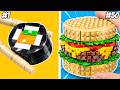 I Built the Ultimate LEGO Food Feast | RINO Bricks