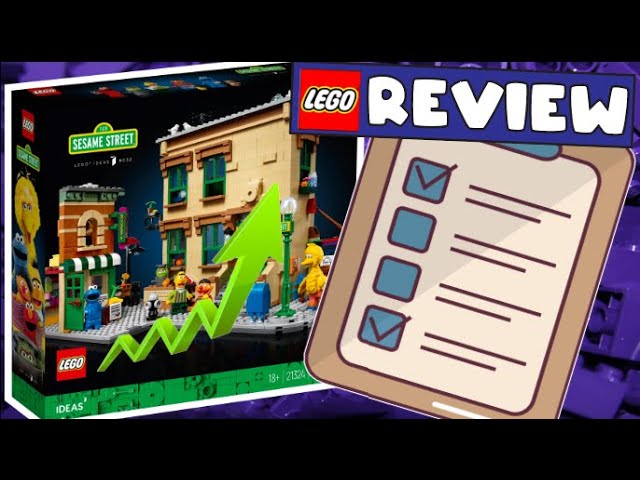 LEGO Investment Review Sesame Street 21324 / LEGO Investing 2022 / LEGO Sesame Review - YouTube