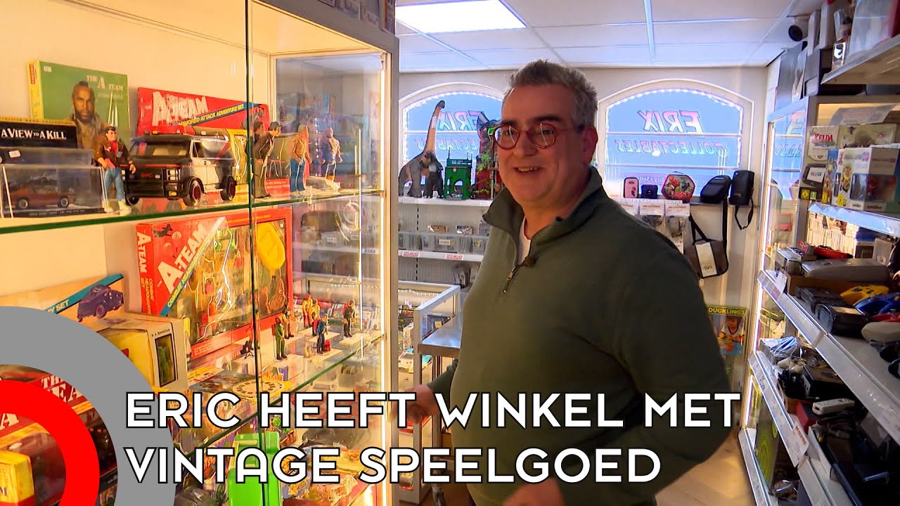 Eric heeft winkel met vintage speelgoed: 'Ik verkoop herinneringen'