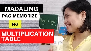 EASY AND GENTLE WAY TO MEMORIZE THE MULTIPLICATION TABLE (Tagalog)