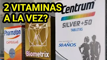 ¿Qué dos vitaminas no pueden tomarse juntas?