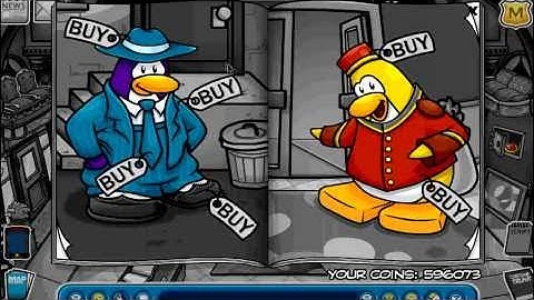 Club Penguin - January 2011 Costume Trunk Cheats