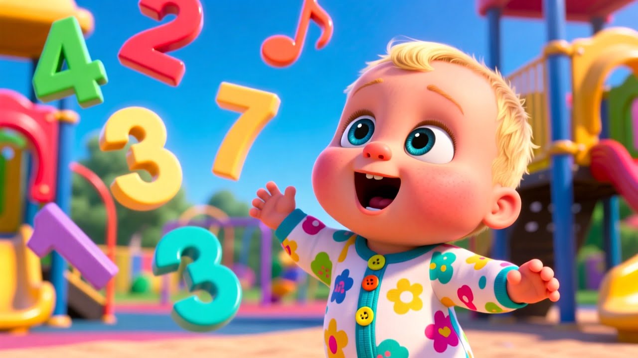 Playtime Swing At Playground 🎠🎵 Fun ABC & 123 Song | Learning for Toddlers