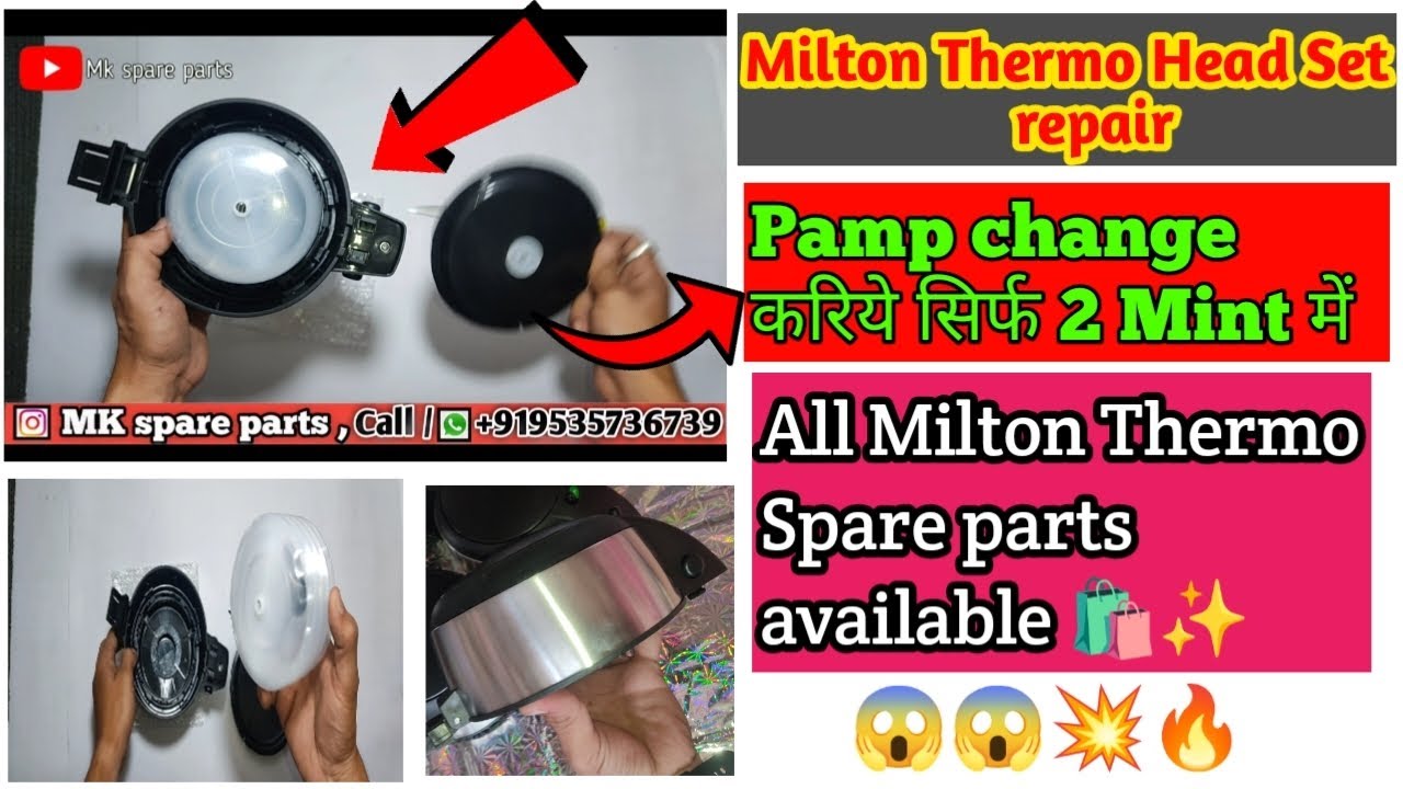 Milton Thermo repair 💥| Milton Tea Flask repair | Thermo ka Pamp change kaise kare😱| 