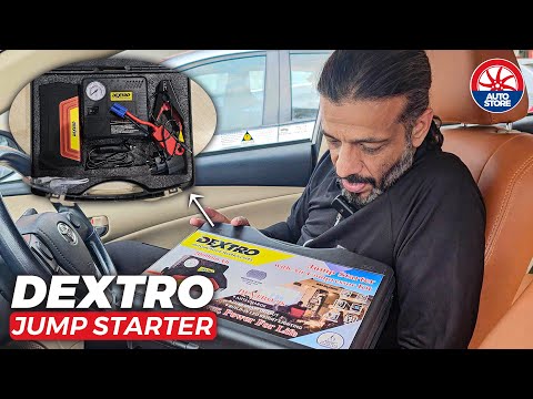 Dextro High Power Multifunction Car Jump Starter Power Bank with Air Compressor