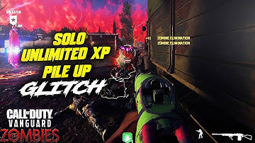 COD VANGUARD ZOMBIES SOLO BARRIER UNLIMITED WEAPON AND LEVEL XP GLITCH!AFTER ALL PATCHES!