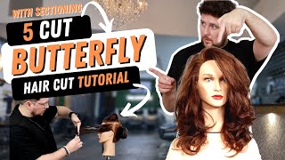 5 EASY STEPS BUTTERFLY Haircut StepbyStep Tutorial: HOW TO Create the hair trend of 2023