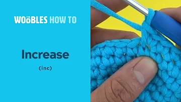 How to increase stitches (inc) in crochet